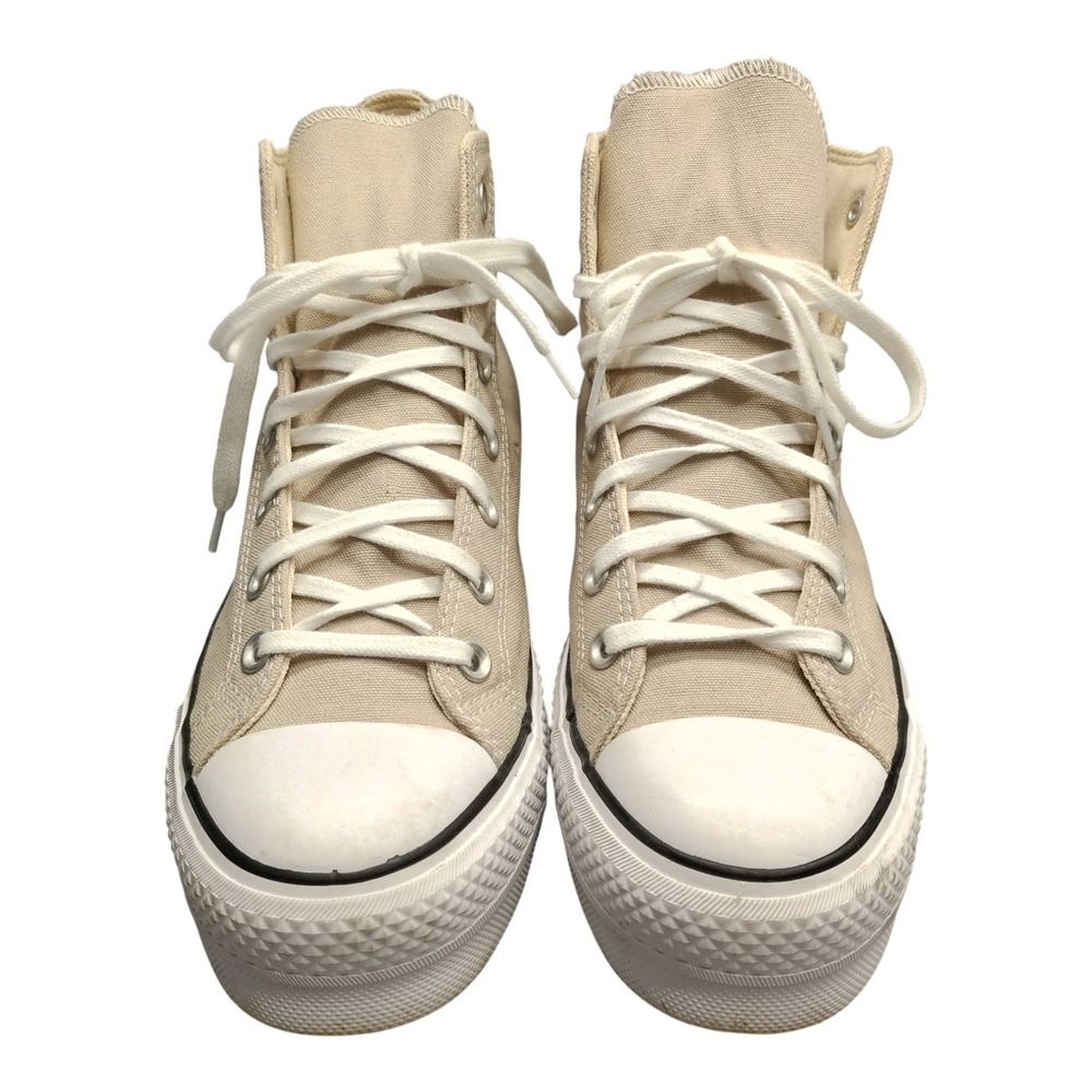 Converse Beige Canvas High-Tops